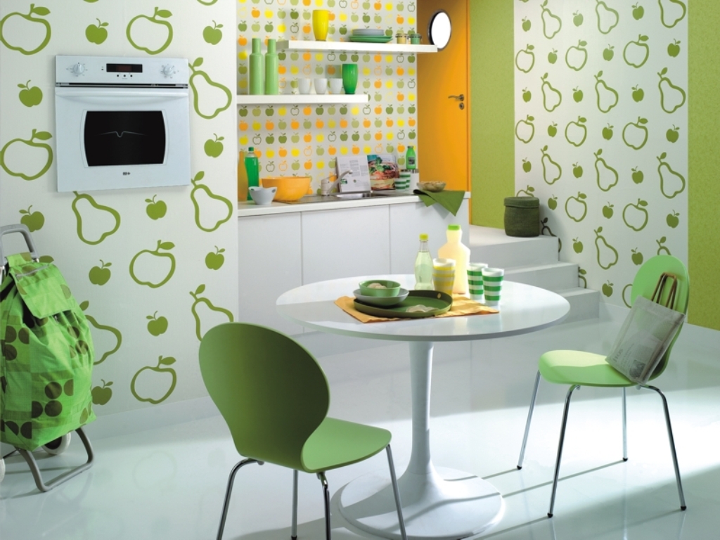 Дизайн стен на кухне