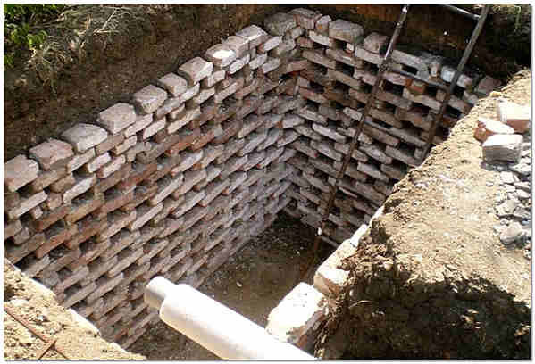 Кирпичная сливная яма для частного дома своими руками | paraskevat.ru | Дзен